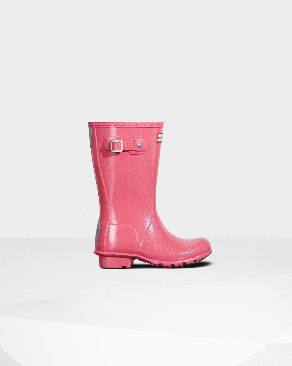 Kids Rain Boots - Hunter Original Starcloud (37NOVRBIW) - Pink